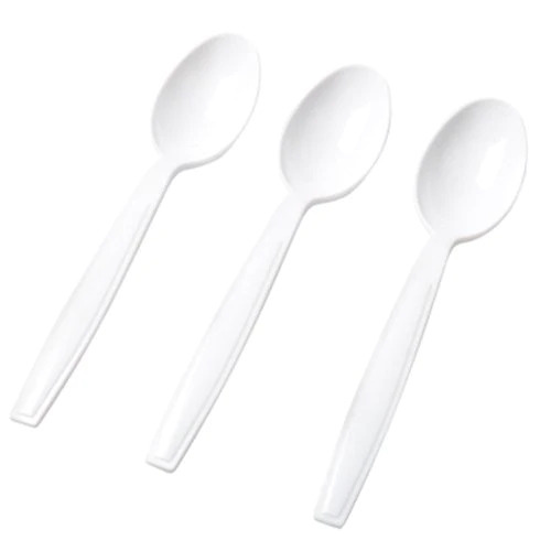 Reusable EP Plastic Dinner Spoons 20PK