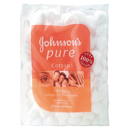 Johnsons Pure Cotton Balls 120pk