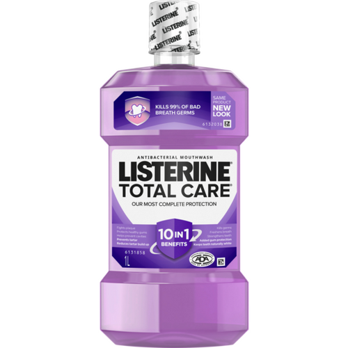 Listerine Total Care 10 In 1 Antibacterial Mouthwash 1L