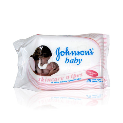 Johnsons Baby Skincare Wipes 20pk