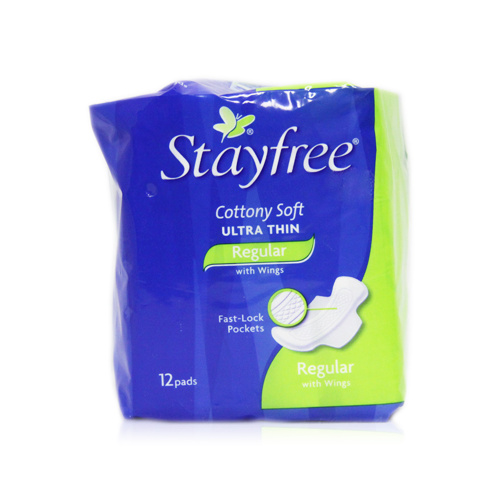 Stayfree Cottony Soft Ultra Thin Regular Pads With Wings 12pk