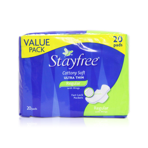 Stayfree Cottony Soft Ultra Thin Regular Pads With Wings 20pk