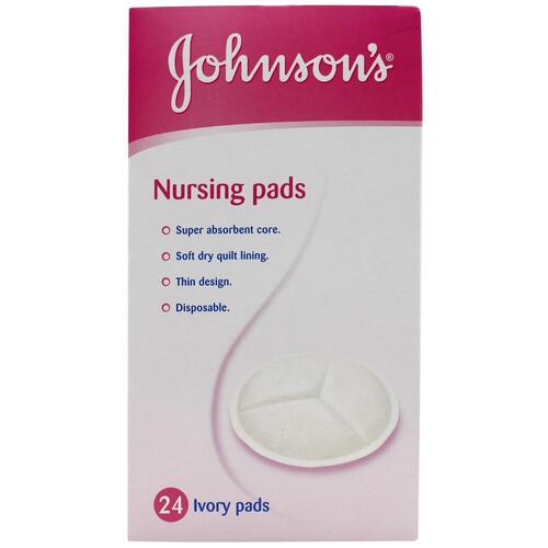 Johnsons Nursing Pad Ivory 24pk