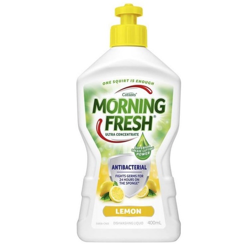 Morning Fresh Ultra Concentrate Antibacterial Dishwashing Liquid Lemon 400ml