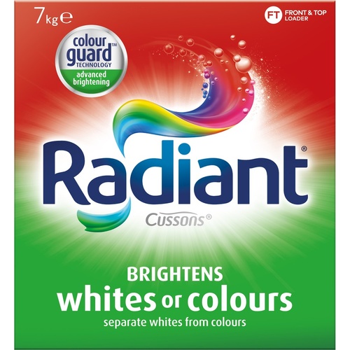 Radiant Brighten Whites Or Colours Laundry Powder 7kg
