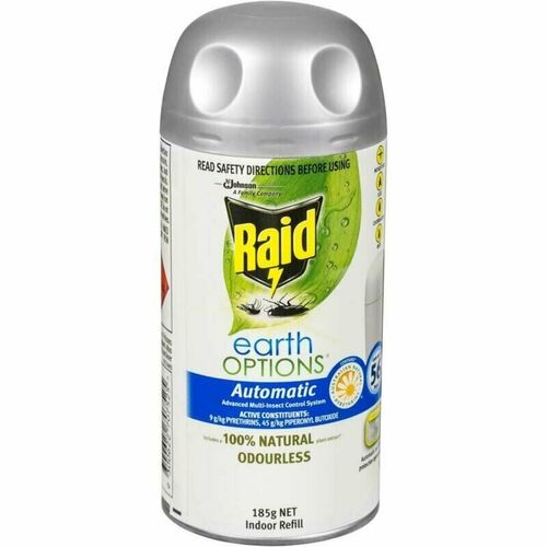 Raid Earth Advanced Auto Insect Control System Indoor Refill 185g