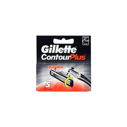 Gillette Contour Plus Cartridges 5pk (BOX DENTED)