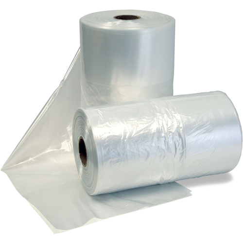 Produce Plastic Roll Bags Non-Gusset Clear