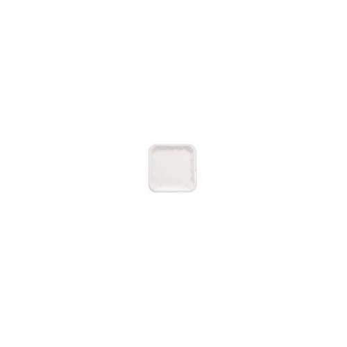 125PK Foam Tray Shallow 5" x 5" White