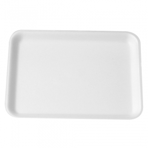 125PK Foam Tray Shallow 11" x 9" White-K17R