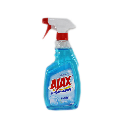 Ajax Spray n' Wipe Glass Cleaner 500ml