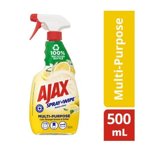 Ajax Spray n' Wipe Lemon Citrus Multi-Purpose 500ml