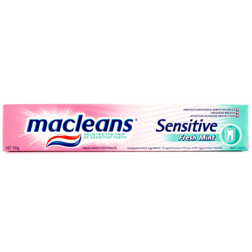 Macleans Sensitive Fresh Mint White Toothpaste 100g