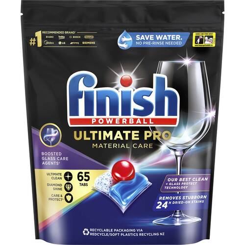 Finish Powerball Ultimate Pro Material Care 65 TABLET