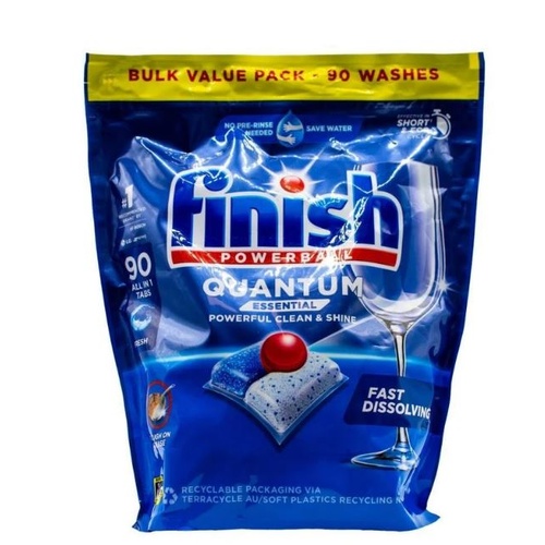 Finish Powerball Quantum All In 1 Essential Dishwasher Tablets 90PK