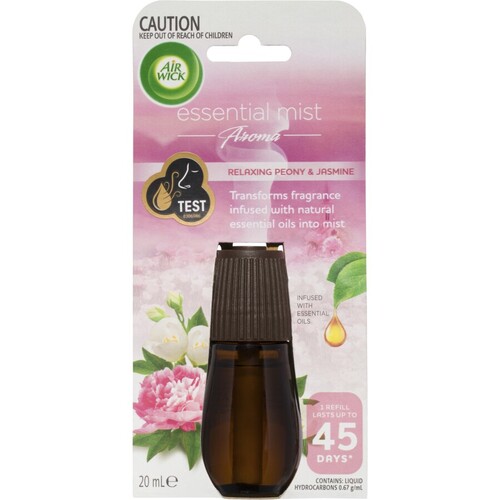 Air Wick Essential Mist Refill 20mL - Relaxing Peony and Jasmine