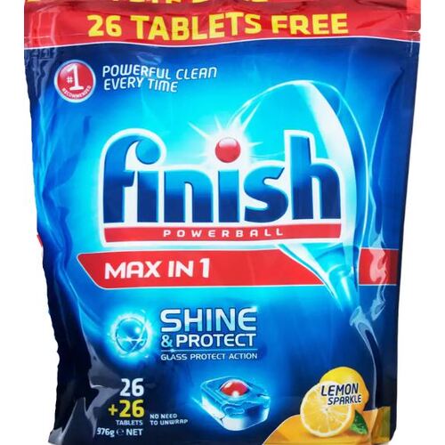 Finish Powerball Max in1 Dishwasher Tablets 26pk