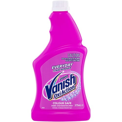 Preen Vanish Oxi Action Colour Safe 500ml Fabric Stain Remover Spray Refill
