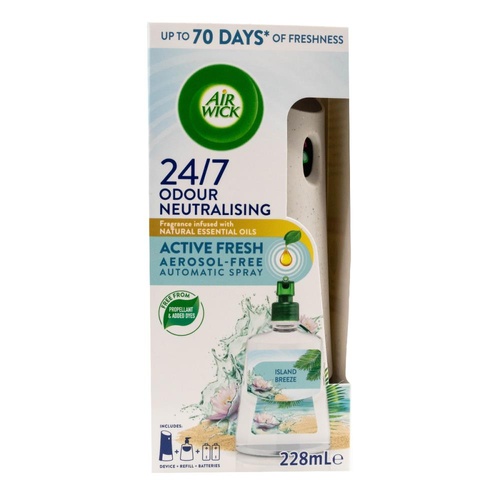 Air Wick Island Breeze Automatic Spray Starter Kit Unit and Refill