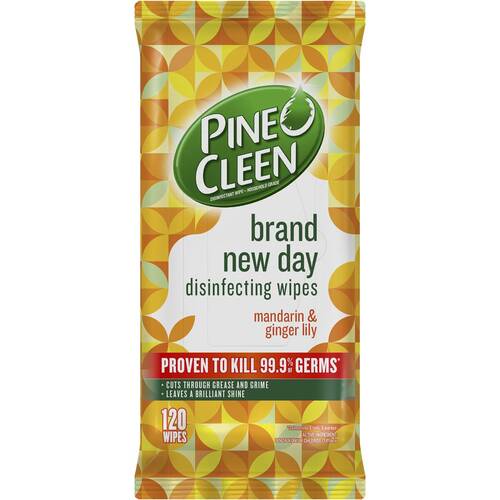 Pine O Cleen Disinfecting Wipes Mandarin & Ginger Lily 120pk