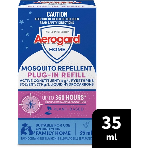 Aerogard Mosquito Repellent Plug In Refill Up To 360 Hours 35ML 