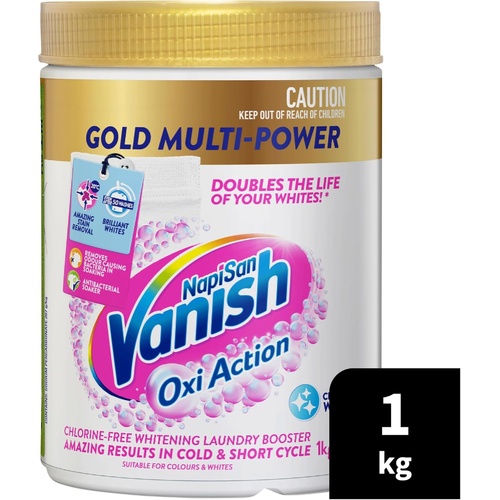 Vanish NapiSan Oxi Action Gold Pro White 1kg