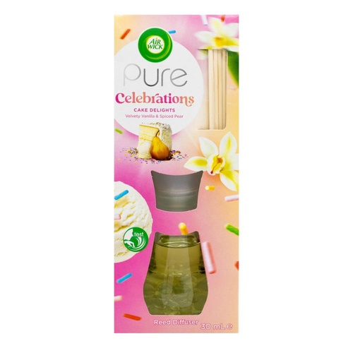 AIR WICK 30mL REED DIFFUSER CELEBRATIONS CAKE DELIGHT
