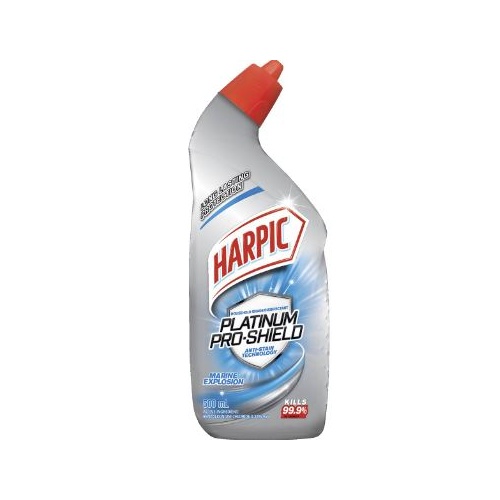 Harpic Platinum Pro Shield Marine Explosion Liquid Toilet Cleaner 500ml