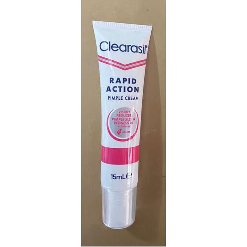 Clearasil Rapid Action Pimple Cream 15ml (Unboxed)