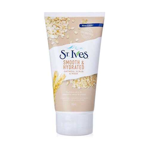 St. Ives Smooth and Hydrated Scrub and Mask Oatmeal, 150ml
