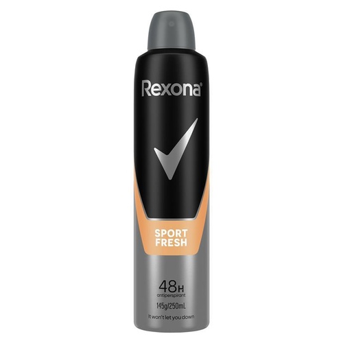 Rexona Men Antiperspirant 48hr Aerosol Deodorant Sport Fresh 200ml
