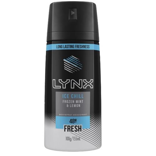 Lynx Ice Chill Fresh Deodorant Body Spray 100g Lynx
