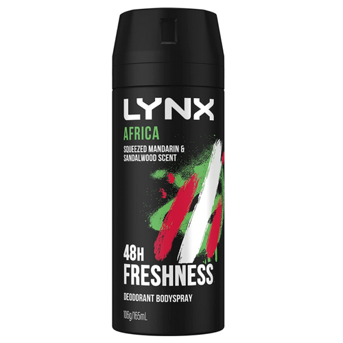 Lynx Deodorant Bodyspray Africa 100g