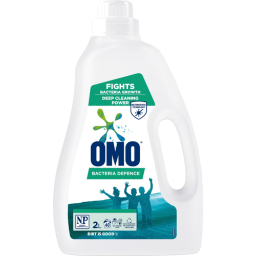 Omo Bacteria Defence Front & Top Loader Laundry Liquid 2l