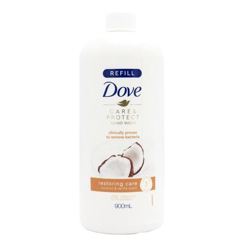 Dove Care & Protect Restoring Care Coconut & Vanilla Scent Hand Wash Refill 900ml
