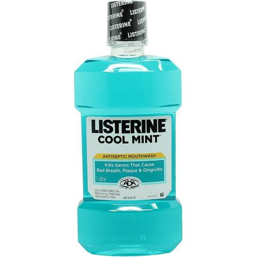 Listerine Cool Mint Antiseptic Mouthwash 1L