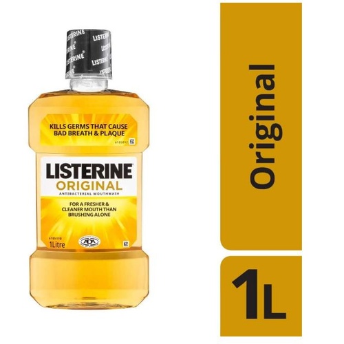 Listerine Original Antiseptic Mouthwash 1L