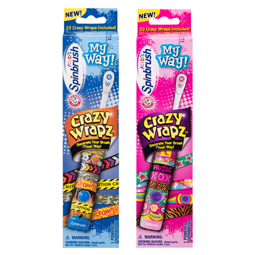 Spinbrush My Wayz! Crazy Wrapz Kids Toothbrush