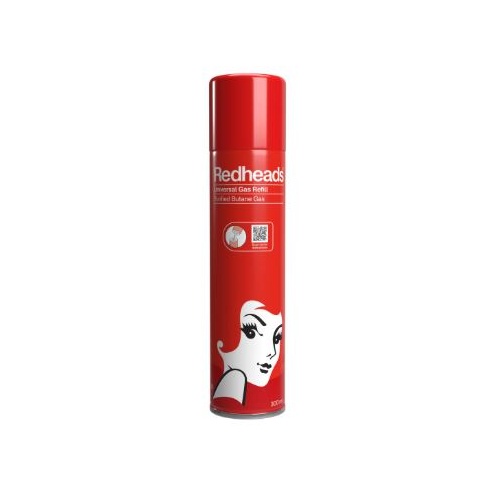 Redheads Universal Butane Gas Refill 300ml