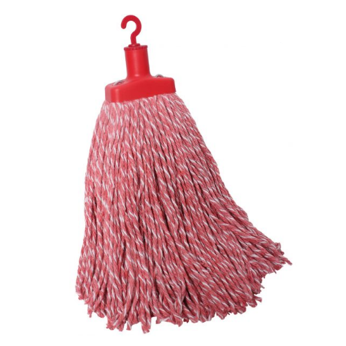 Tuf Mop Head Commercial Grade Red 400g Cotton