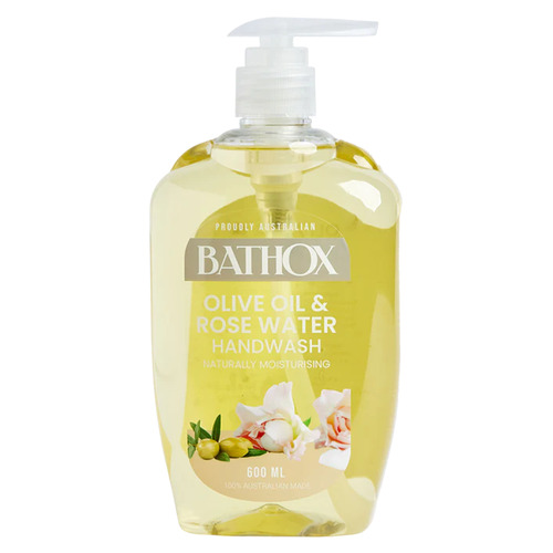 Bathox Handwash Olive Oil & Rose Water 600ml