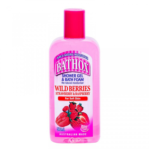 Bathox Shower Gel & Bath Foam Wild Berries 500ml