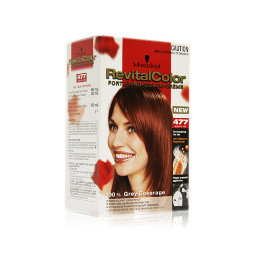 Schwarzkopf Revital Color Fortifying-Color-Creme 477 Auburn Red