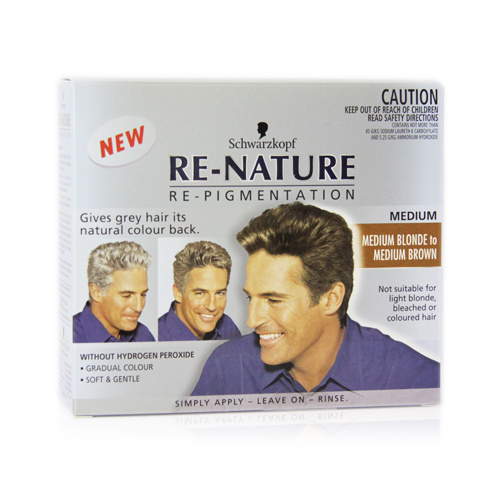 Schwarzkopf Re-Nature Re-Pigmentation Medium Blonde to Medium Brown For Men