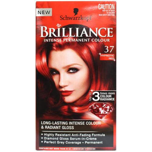 Schwarzkopf Brilliance Permanent Hair Colour 37 Hypnotic Red