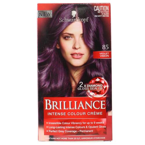 Schwarzkopf Brilliance Permanent Hair Colour 85 Violet Vision
