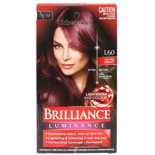 Schwarzkopf Brilliance Permanent Hair Colour L60 Ultra Violet
