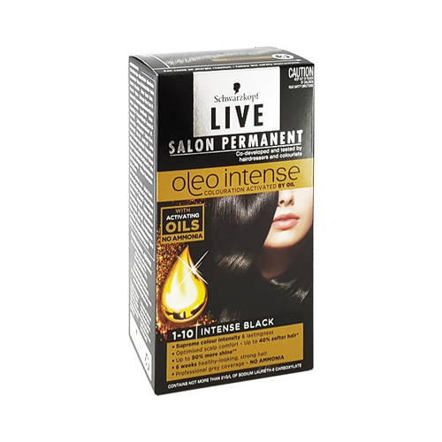 Schwarzkopf Live Salon Permanent Oleo Intense 1.10 Intense Black
