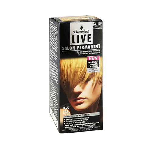 Schwarzkopf Live Salon Permanent 9.5 Light Blonde