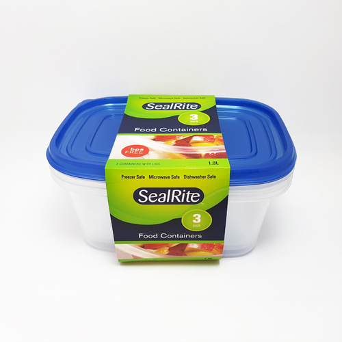 SealRite Food Containers 1.9L 3pk